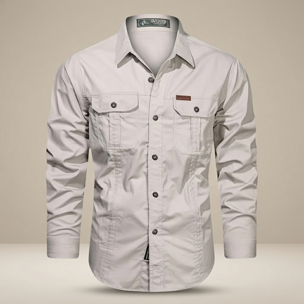 Hayden - Chemise Cargo à Manches Longues avec Poches Multiples