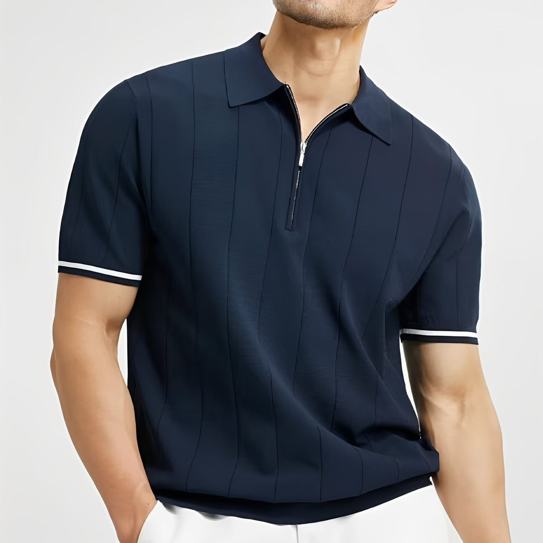 Josh - Polo rayé élégant pour hommes