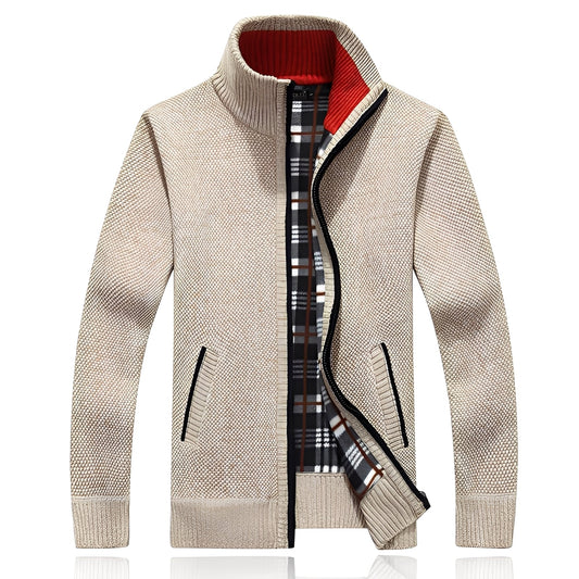 Shaw - Cardigan Classique avec Doublure pour Hommes