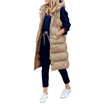 Amilia - Manteau sans manches chaud et chic