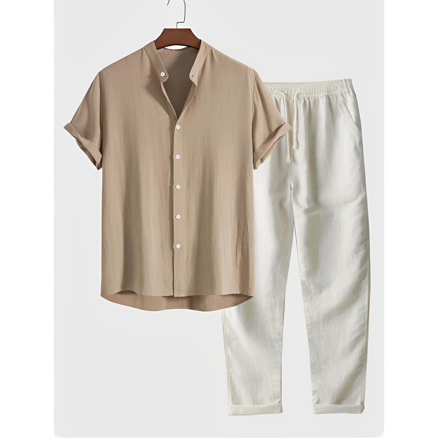 Phillip - Summer set in flax for men