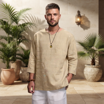 Edwin - Chemise Large à Col V Décontracté