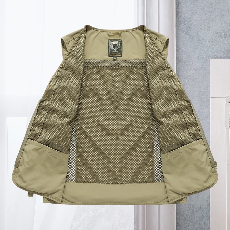Alessandra – Gilet en maille de style Cargo avec poches
