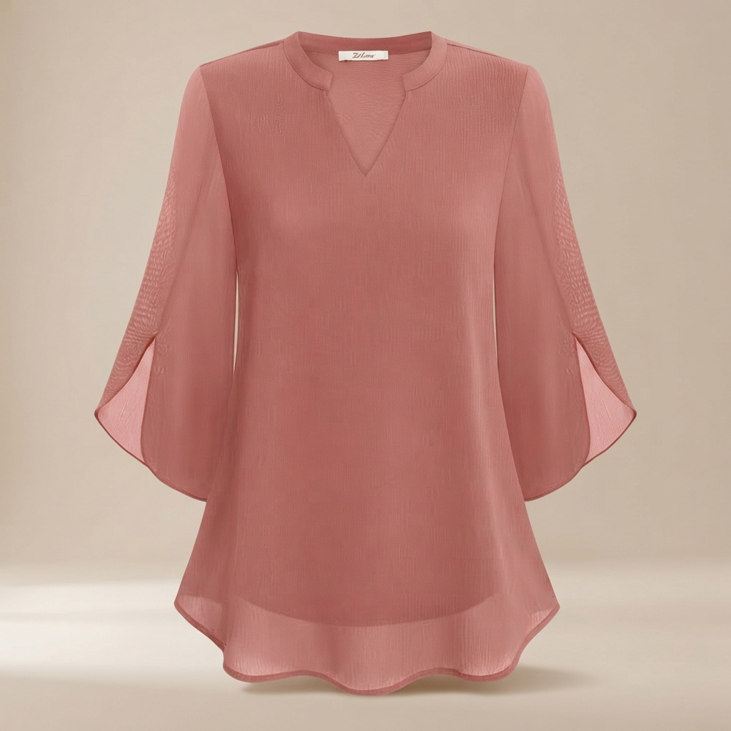 Arsine - Blouse élégante à coupe ample et col en V