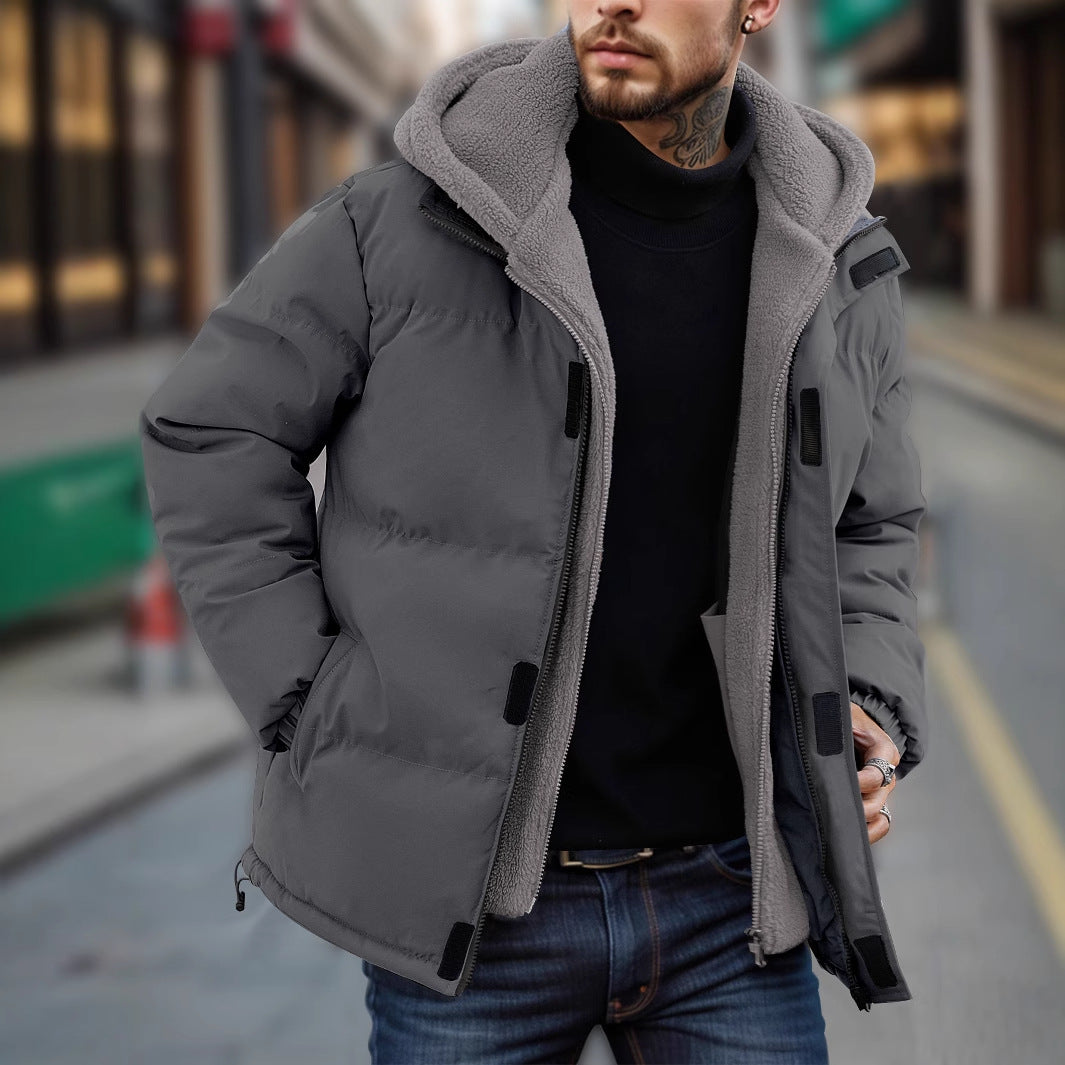 Ritchie - Warm hooded coat for men