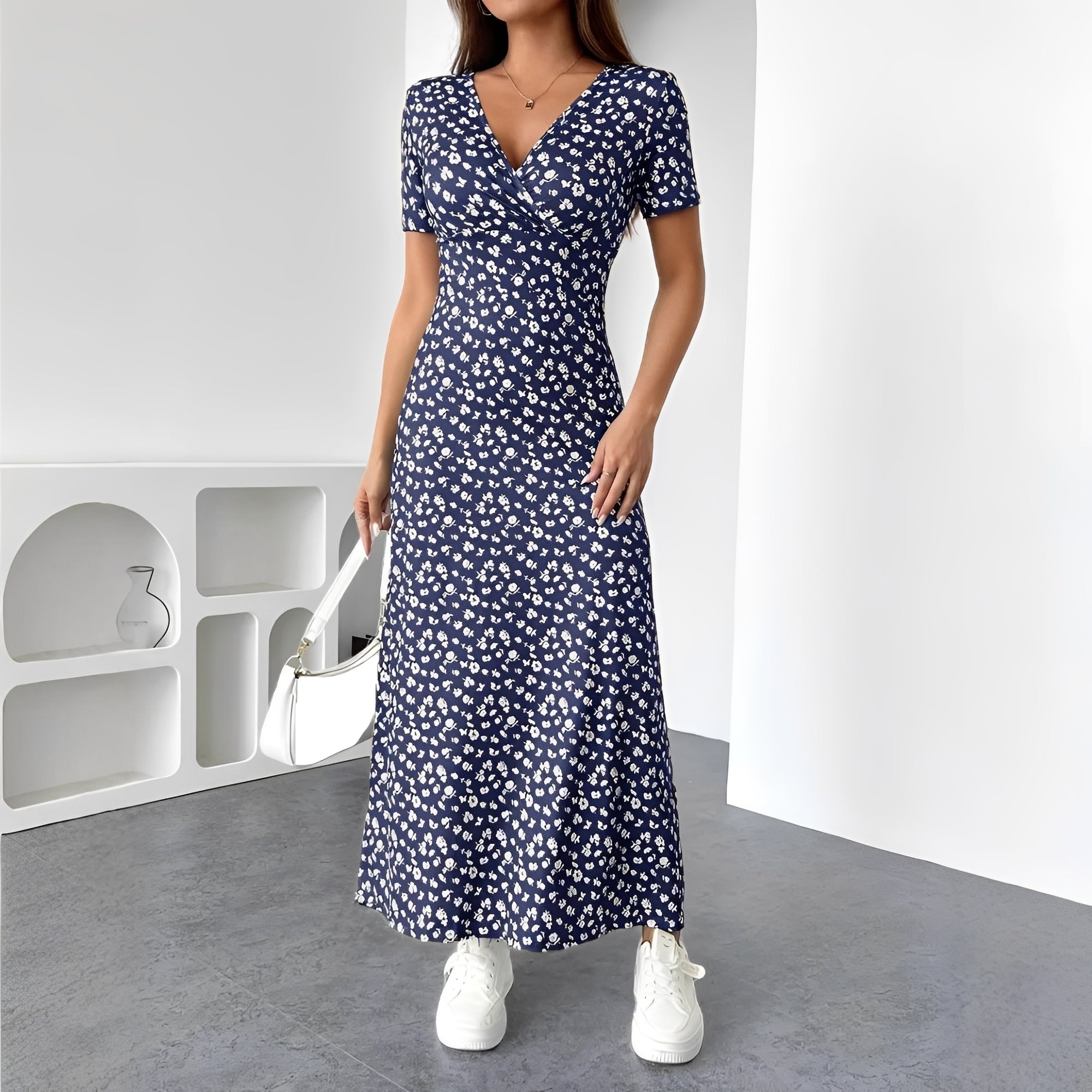 Reggie - Robe Maxi Florale Élégante