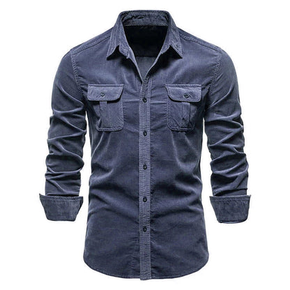 Rowen - Chemise homme simple avec poches