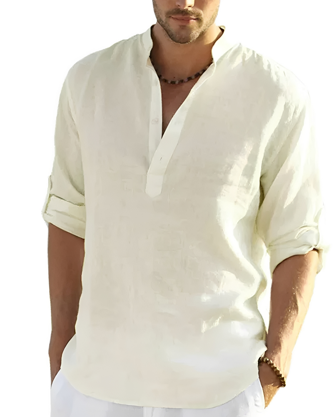 Tristan - Chemise agréable à col en V