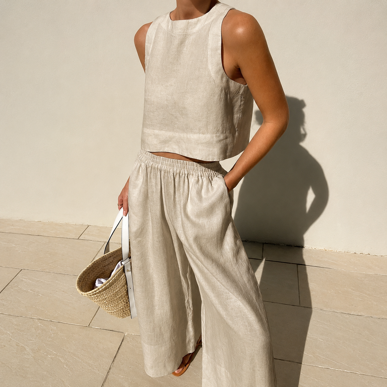 Thelma - Ensemble Décontracté Pantalon Coupe Ample