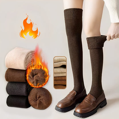 Shirlee - Bas montants élégants, chauds et épais