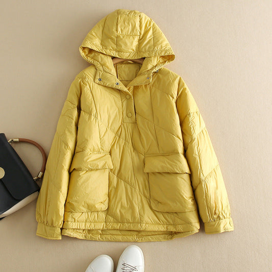 Amery - Manteau matelassé coloré et confortable avec capuche pour femmes