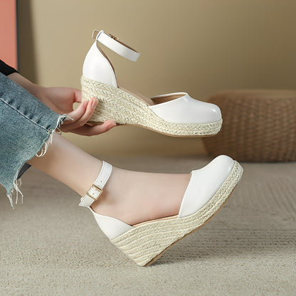 Yasmine - Trendy women's sandals with wedge heels