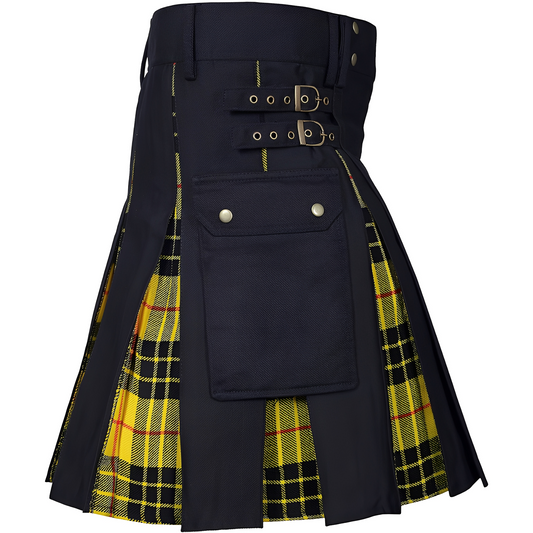 Carla - Jupe kilt symétrique et élégante avec boucle pour femmes
