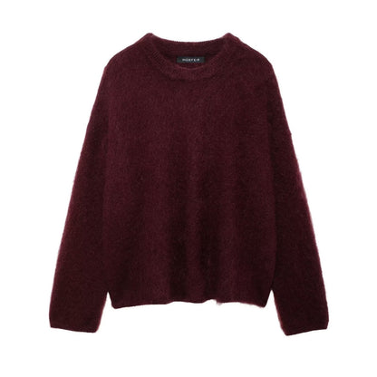 Valorie - Pull ample en mohair mélangé pour femmes