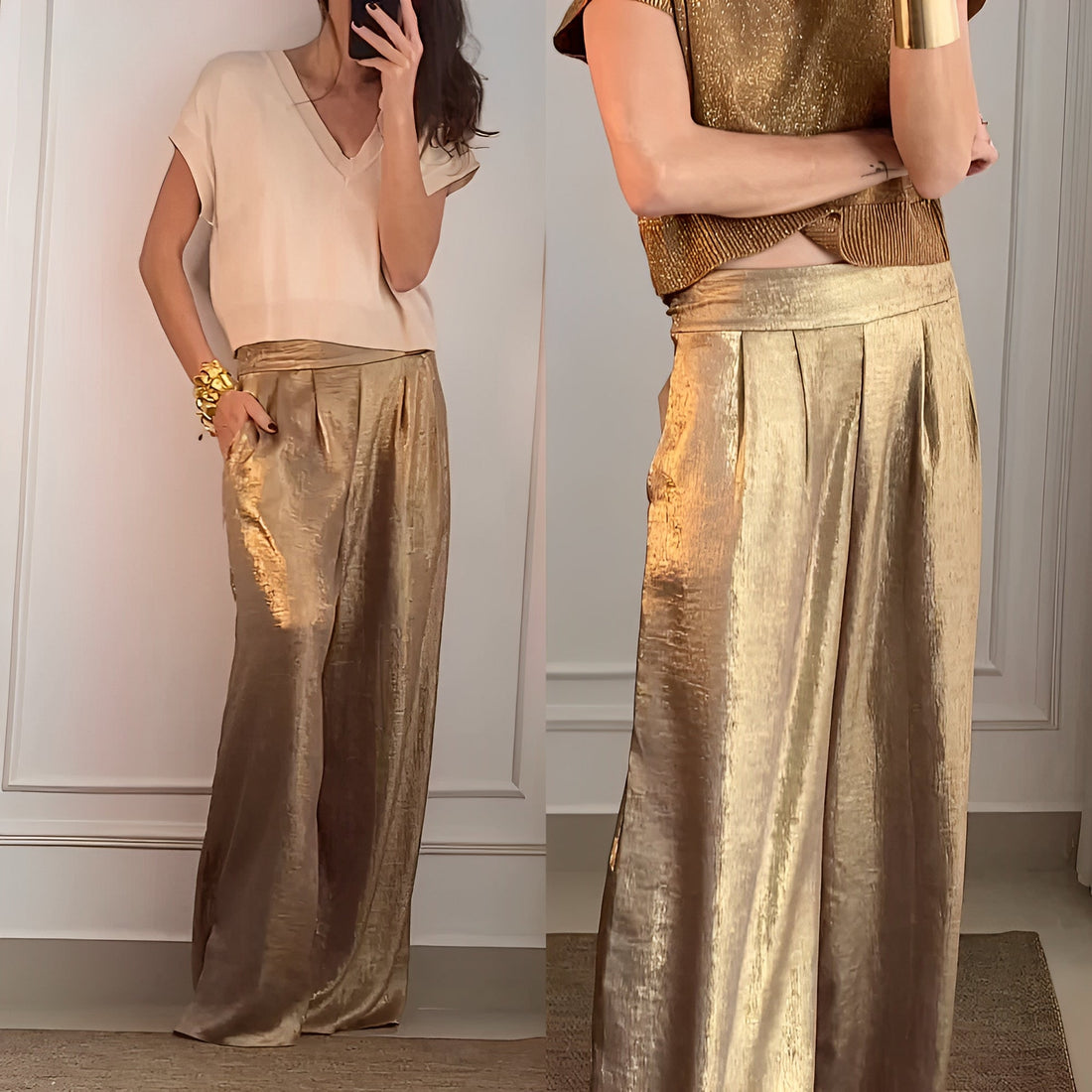 Bailee - Pantalon chic à coupe ample