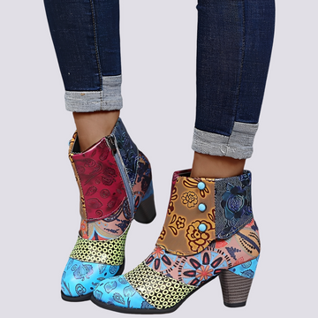Emma - Bottes bohémiennes colorées