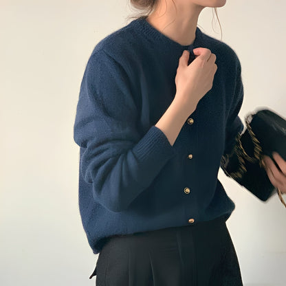 Merla - Pull ample avec col rond pour femmes