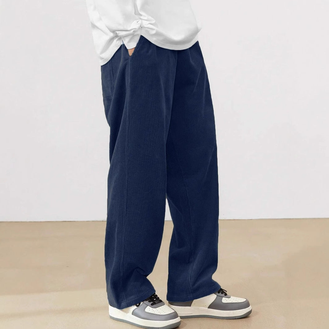Kenrick - Pantalon droit en velours pour hommes