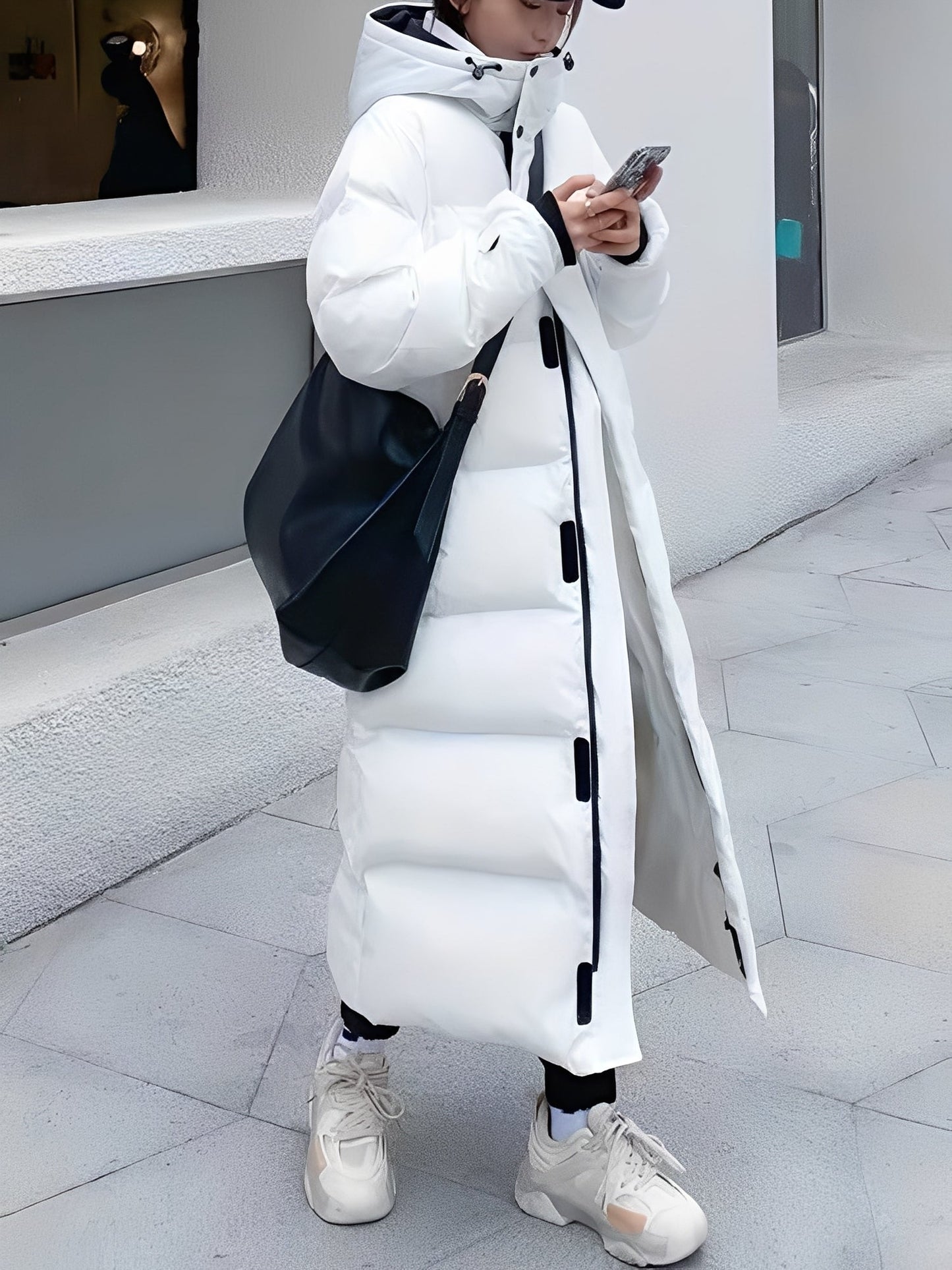 Hazel - Manteau long à la mode pour femmes