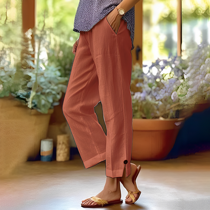 Kassia - Pantalon en lin d'été pour femmes