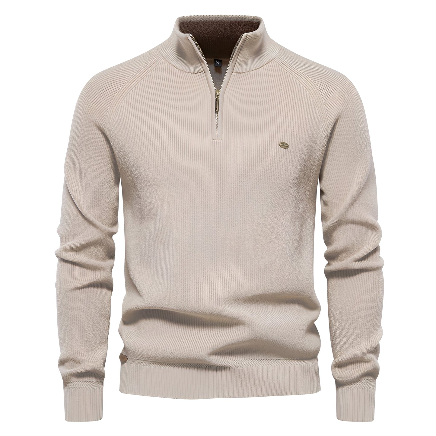 Royston - Pull relax avec zip quart pour hommes