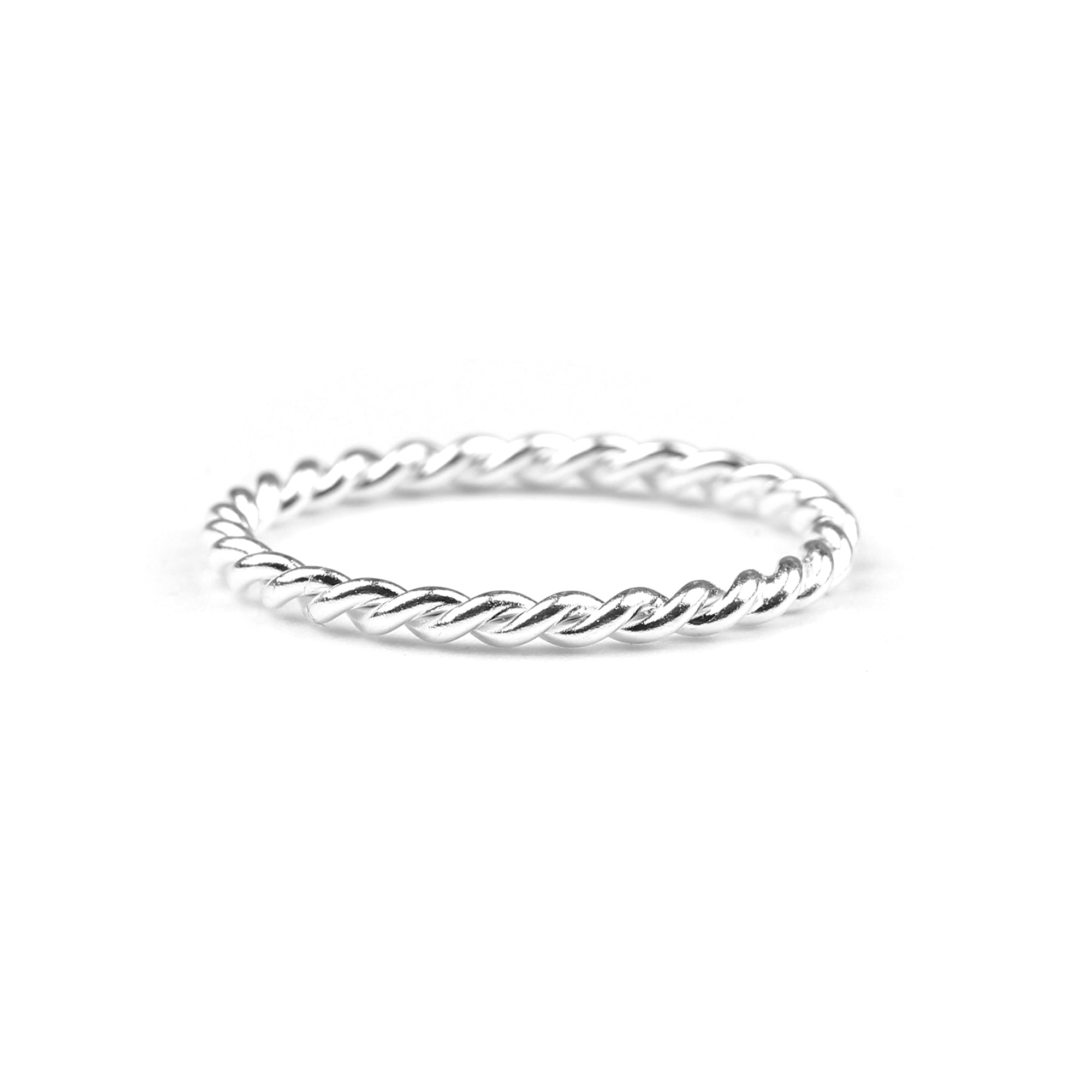 Manon – Bague tressée empilable
