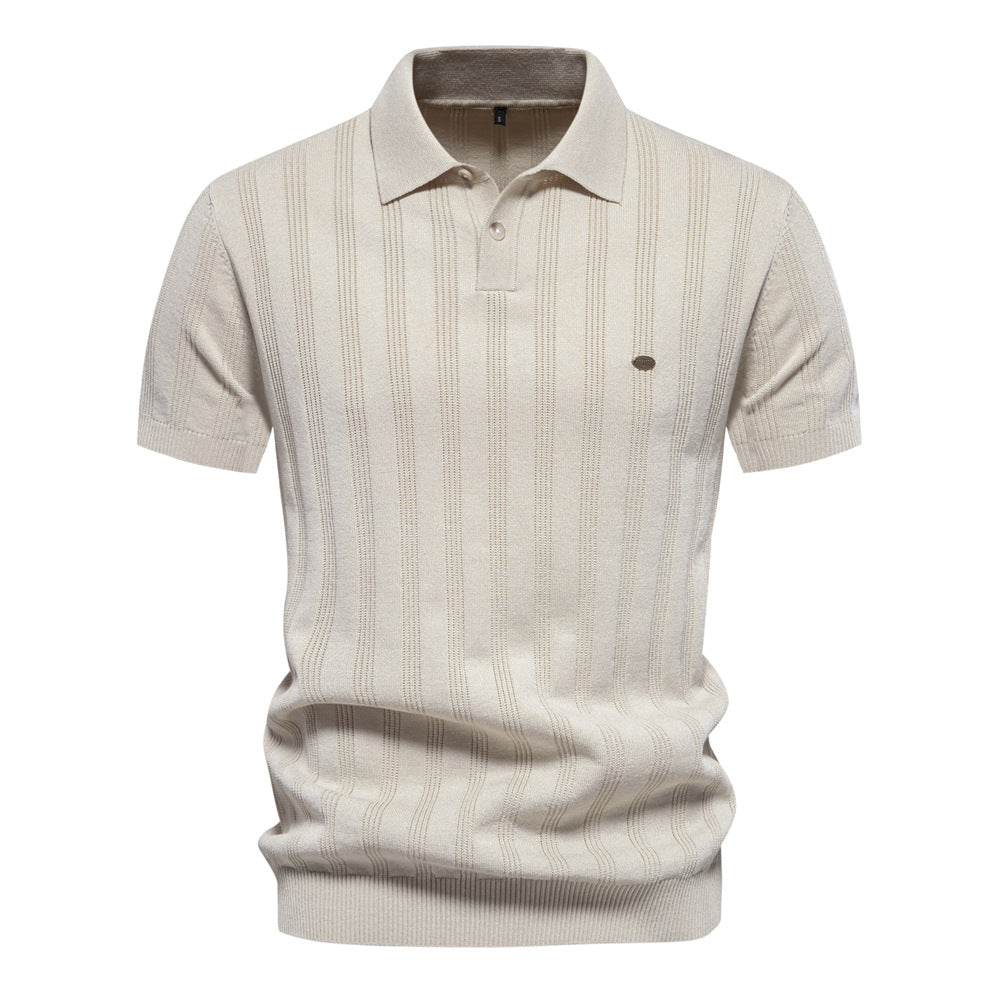 Paxton - Polo en laine mérinos pour hommes, style décontracté