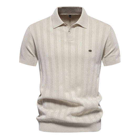 Paxton - Polo en laine mérinos pour hommes, style décontracté