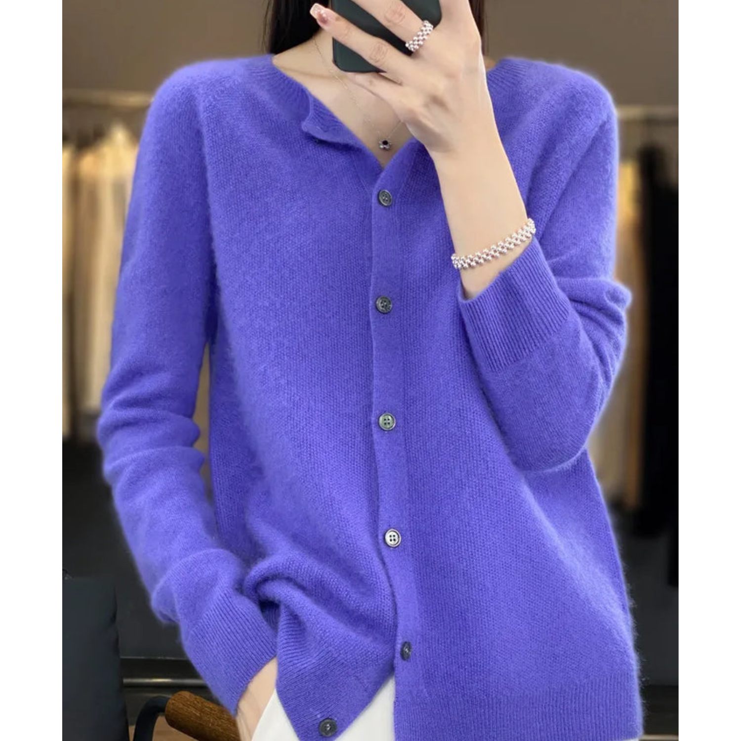 Ina – Pull à col rond pour femmes