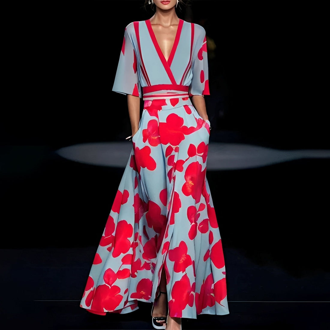 Susan - Élégante robe à manches courtes pour femmes