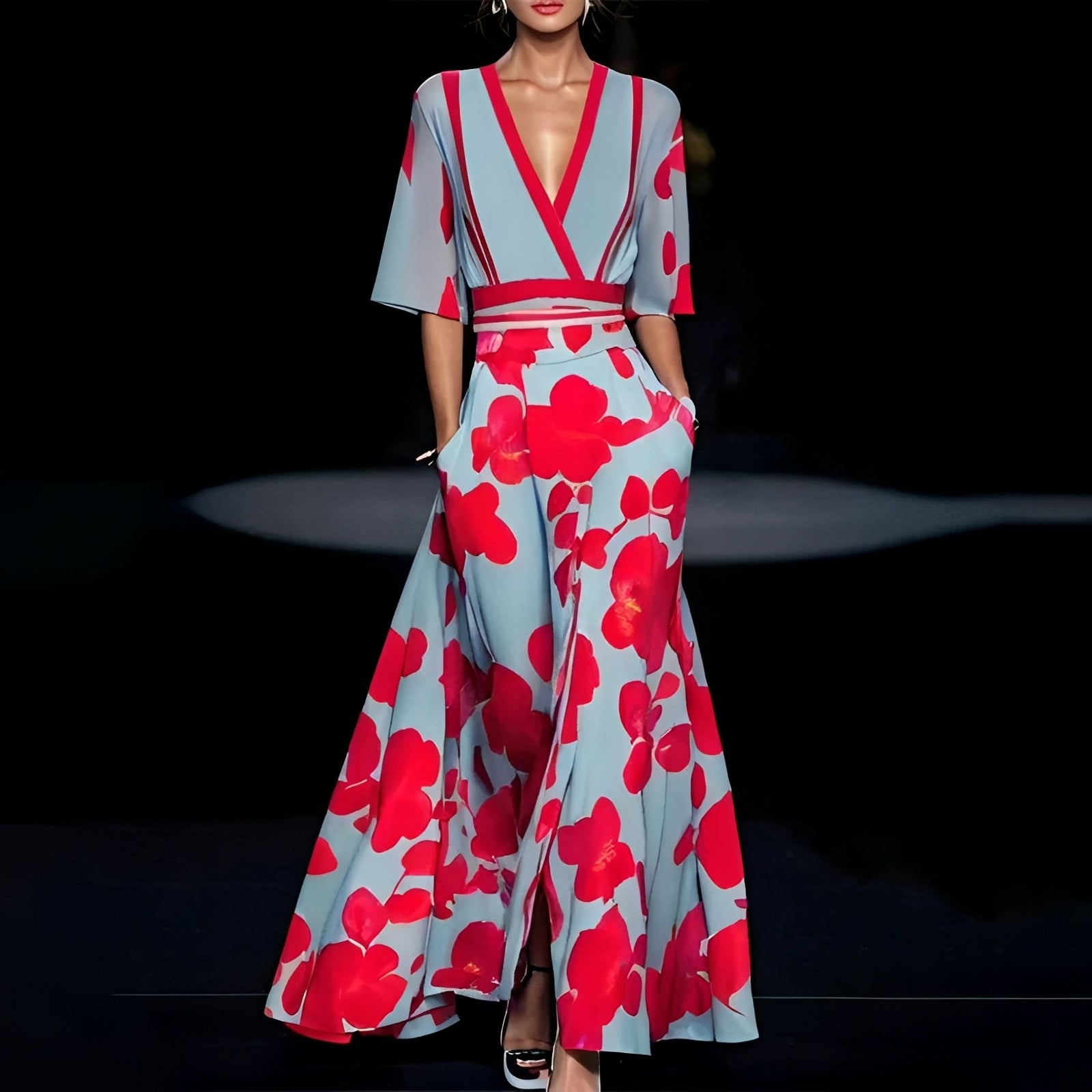 Susan - Élégante robe à manches courtes pour femmes