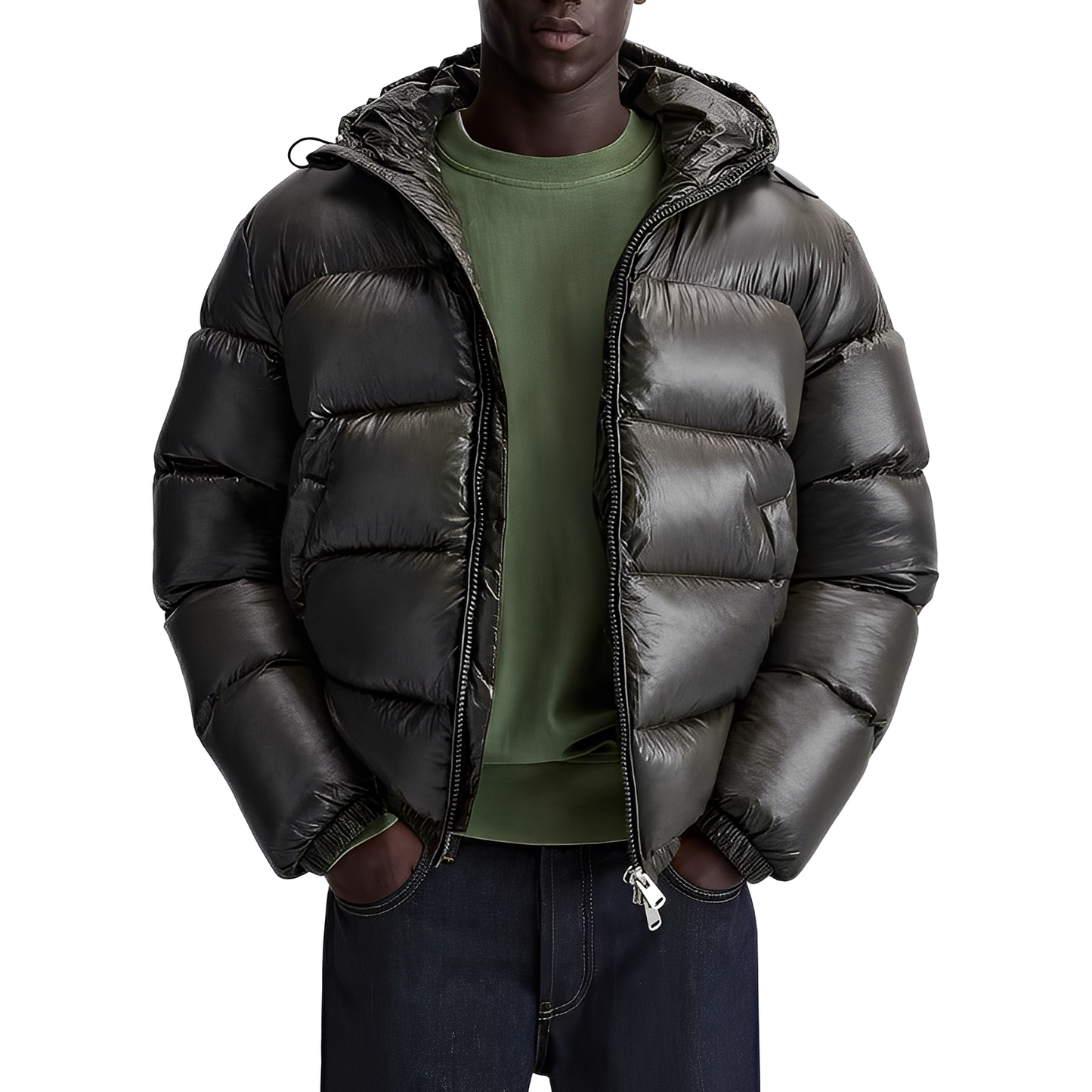 Micheal - Blouson moderne à capuche en duvet pour homme