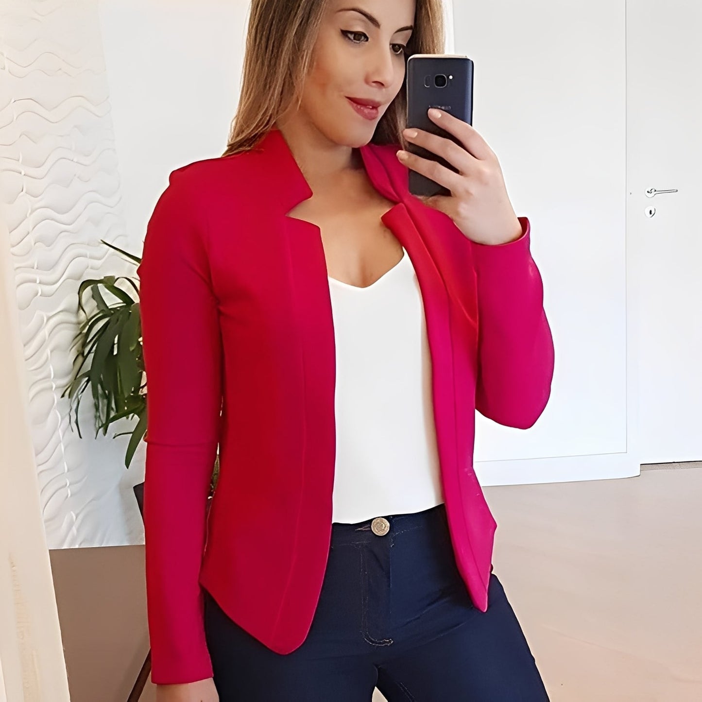 Marsha - Blazer élégant avec col à revers pour femmes