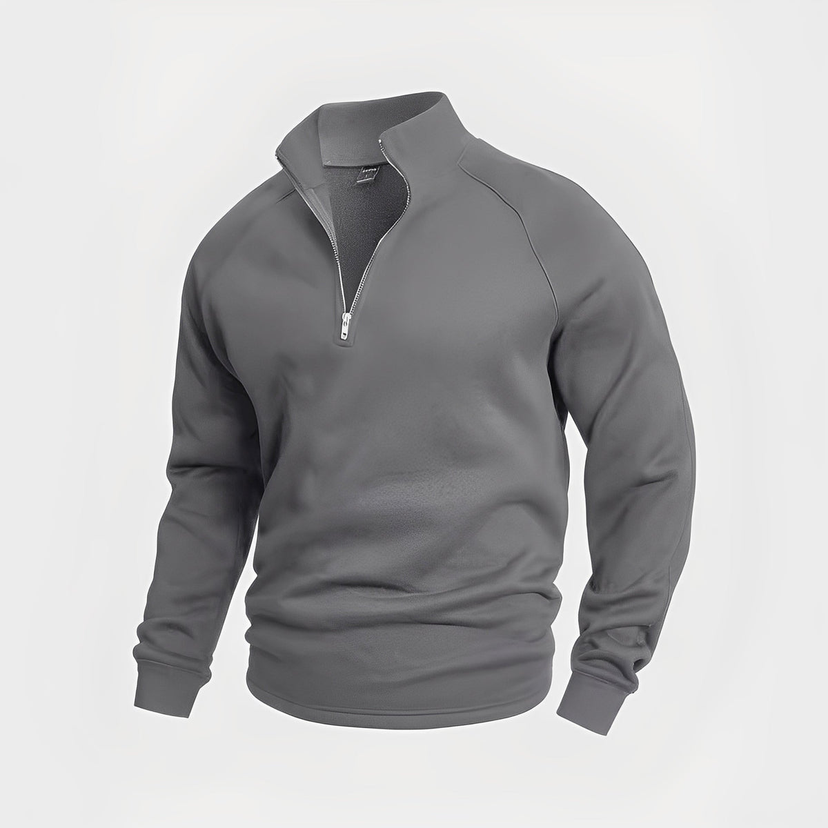 Wiley - Pull confortable pour homme avec fermeture éclair