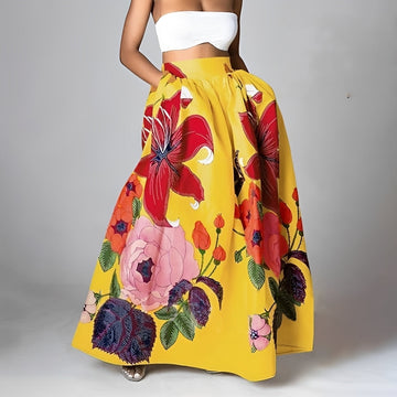 Jessica - Jupe boho élégante à taille haute pour femmes