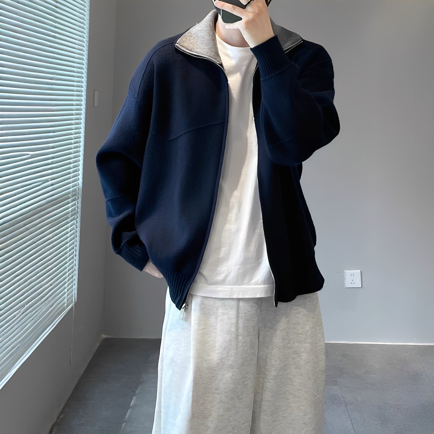 Henry - Stilvoller Strickjacke, lässiger Strick für Herren