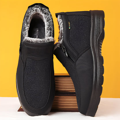 Konnor - Bottes d'hiver tendance avec doublure polaire pour hommes