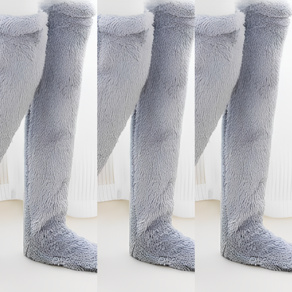 Camellia - Chaussettes longues et chaudes pour l'hiver pour femmes