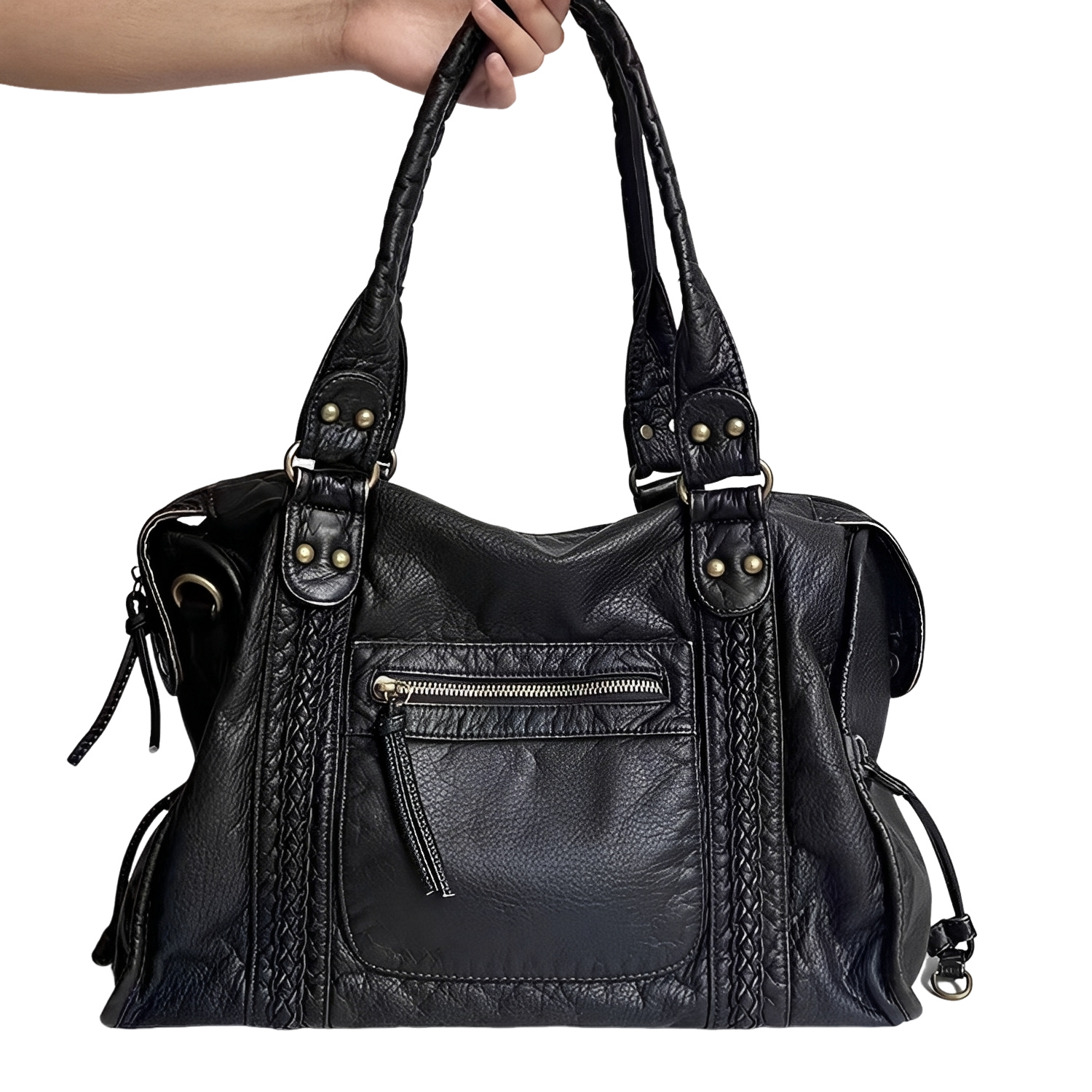 Hollie - Sac à main décontracté avec fermeture éclair pour femmes