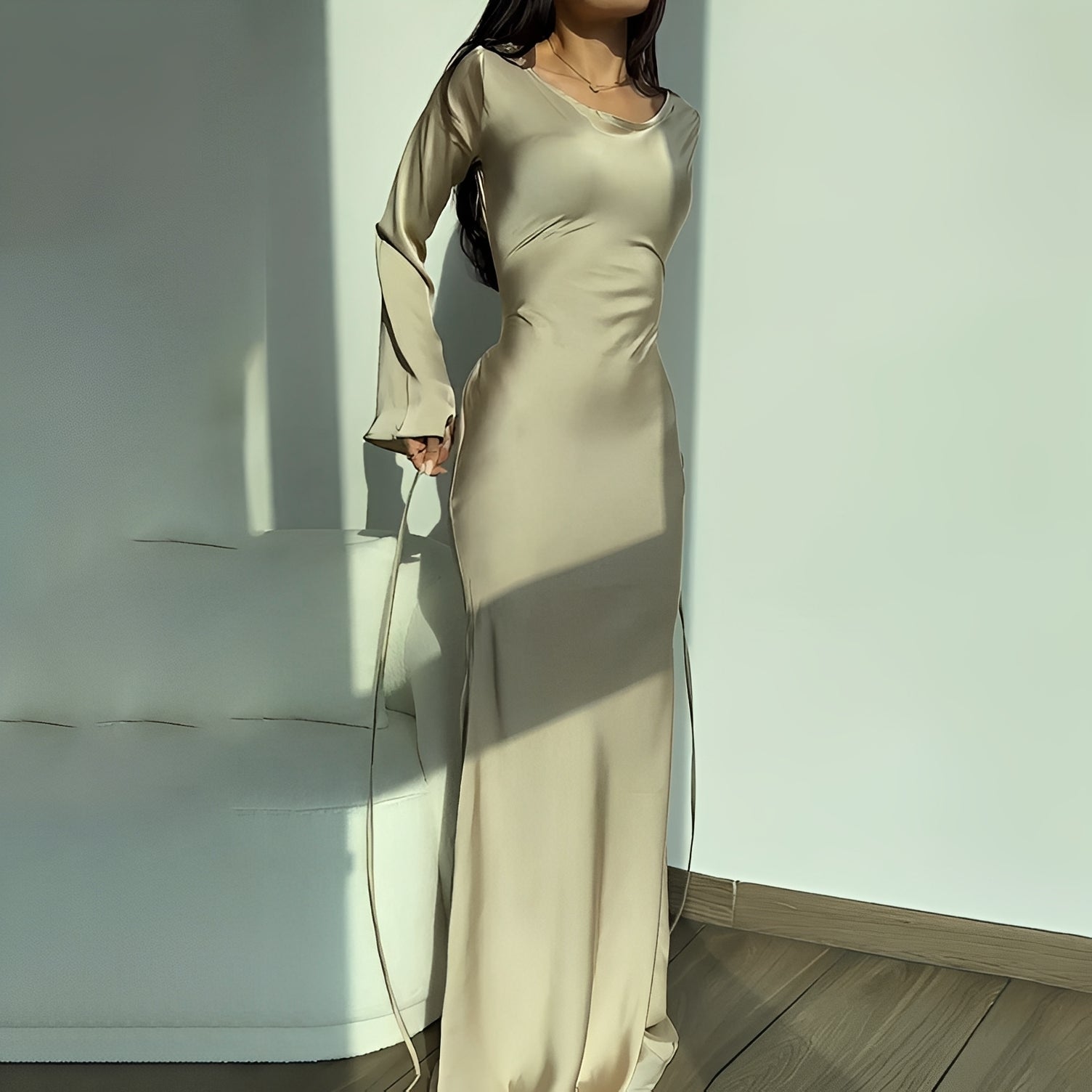 Anisa - Élégante robe à manches longues pour femmes