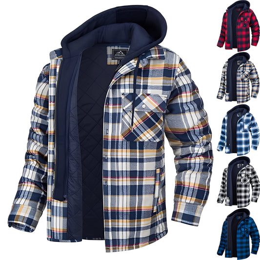 Hero - Warm winter coat with hood for men