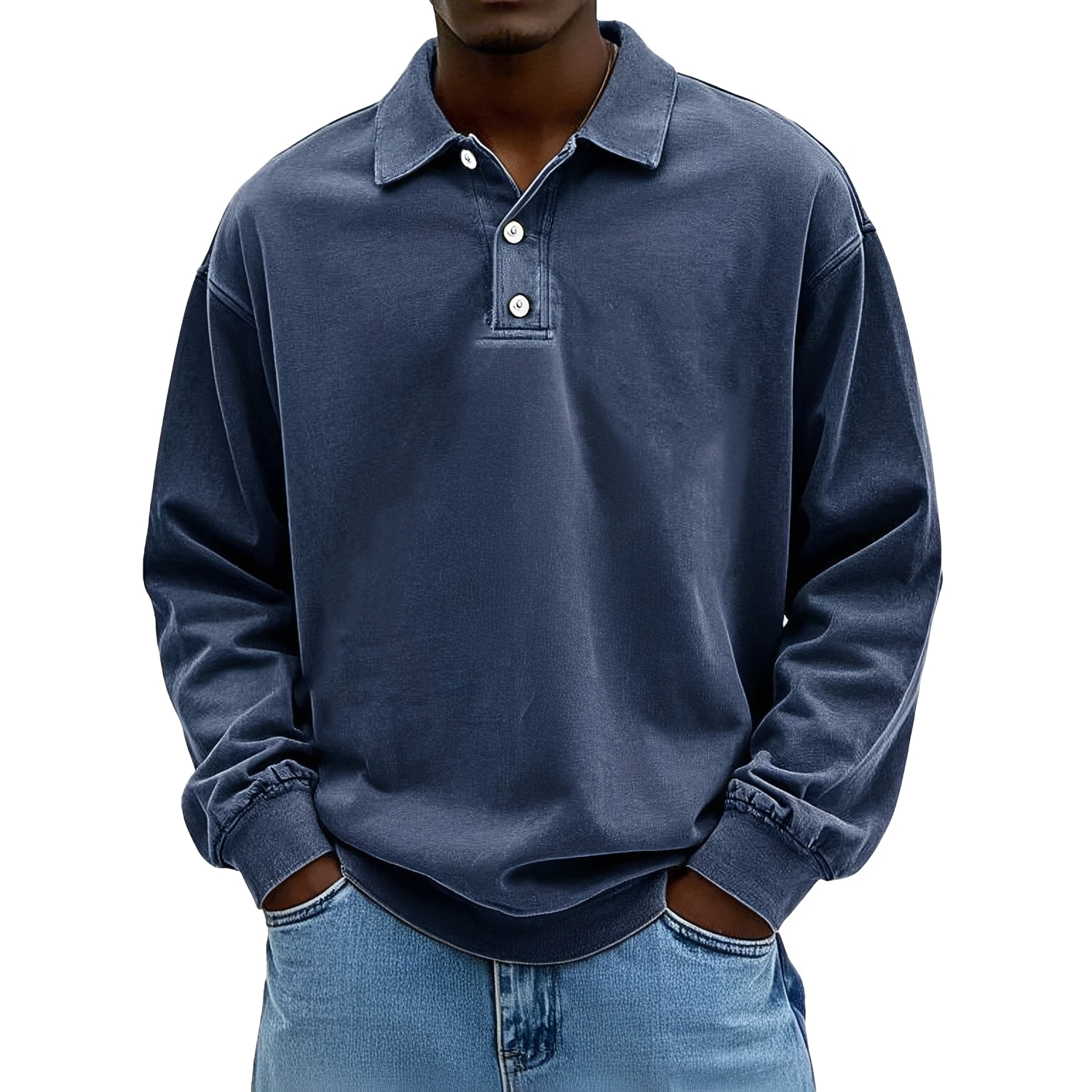 Caspian - Polo à manches longues pour hommes