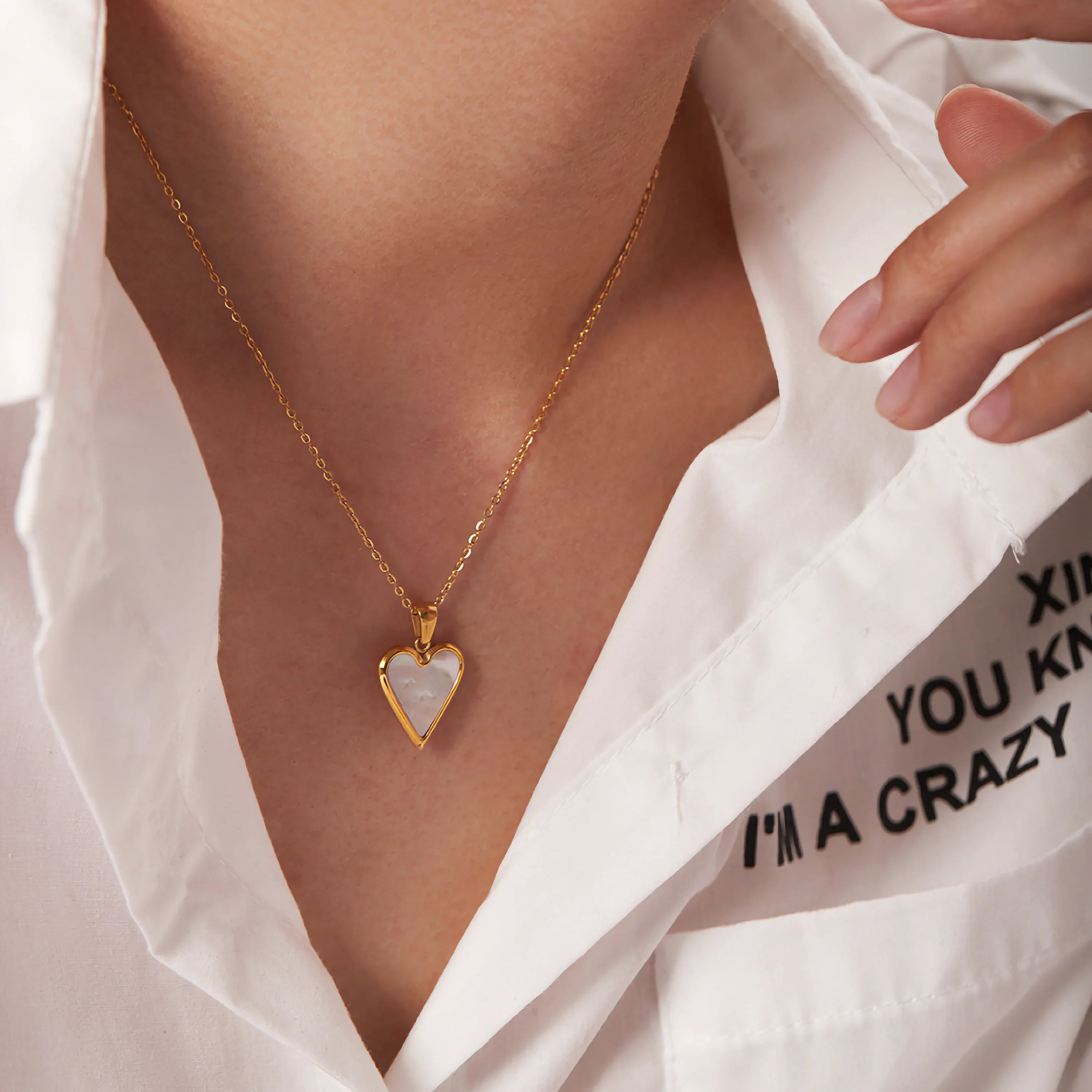 Blythe – Collier cœur élégant