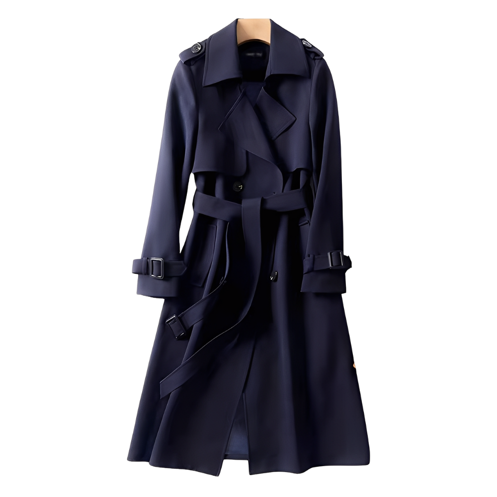 Patricia - Manteau trench chic avec boutonnage pour dames