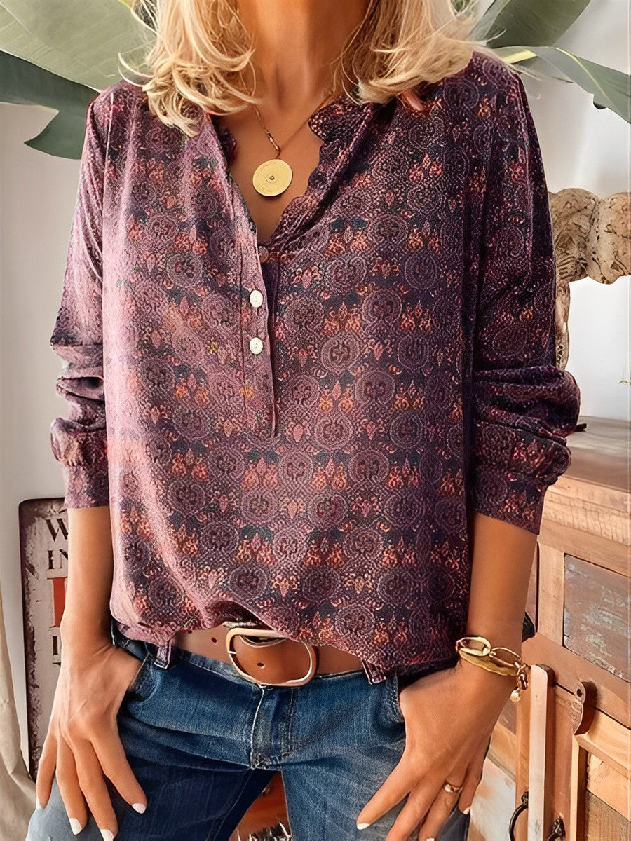 Adelinde - Blouse d'Été Vintage
