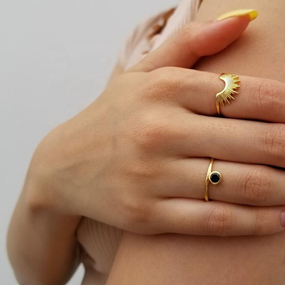 Bague Rayons de Soleil - Bague Soleil Levant