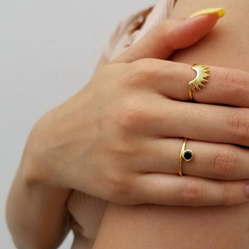 Bague Rayons de Soleil - Bague Soleil Levant