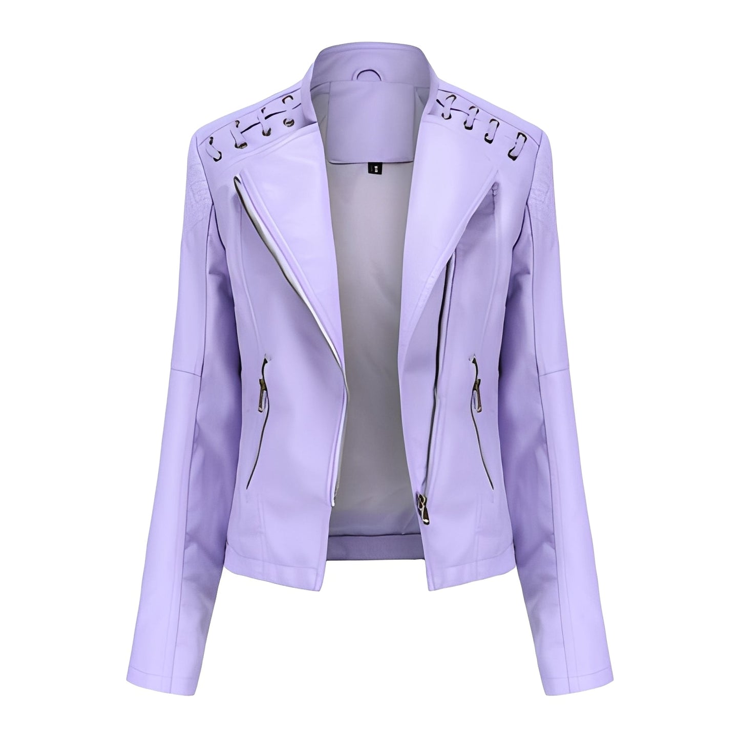 Inès - Refined leather jacket for women