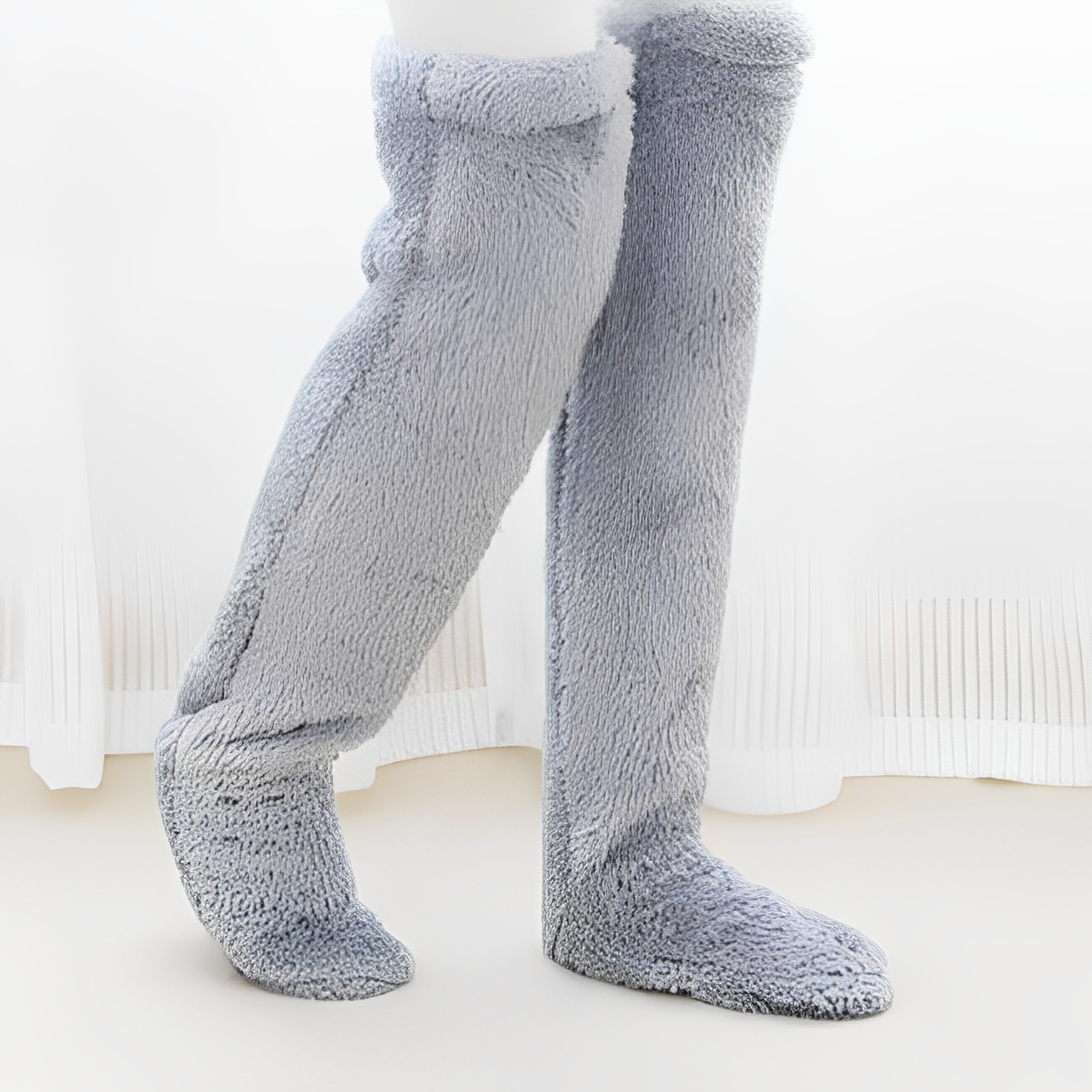 Camellia - Chaussettes longues et chaudes pour l'hiver pour femmes