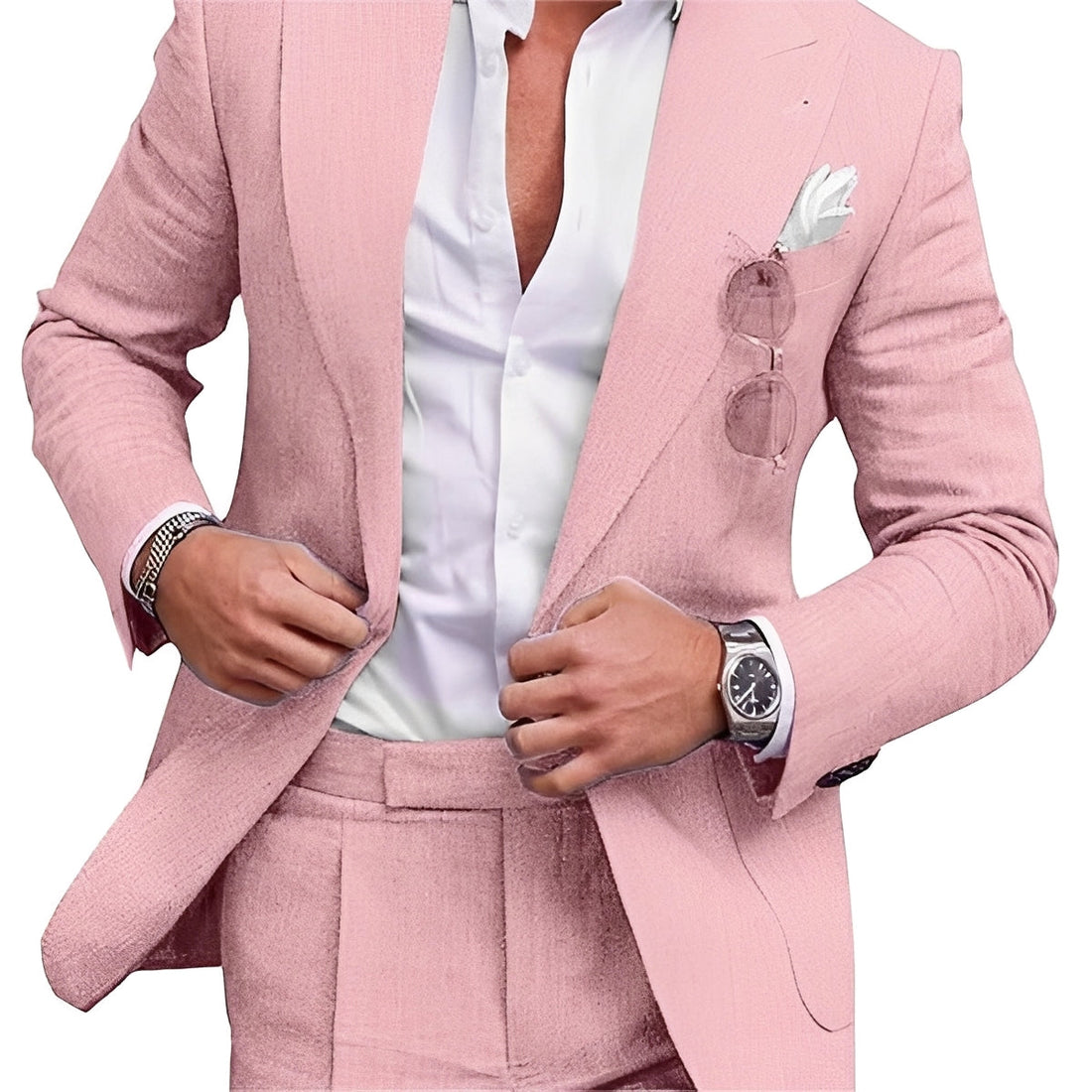 Kevin - Costume formel à un bouton pour hommes